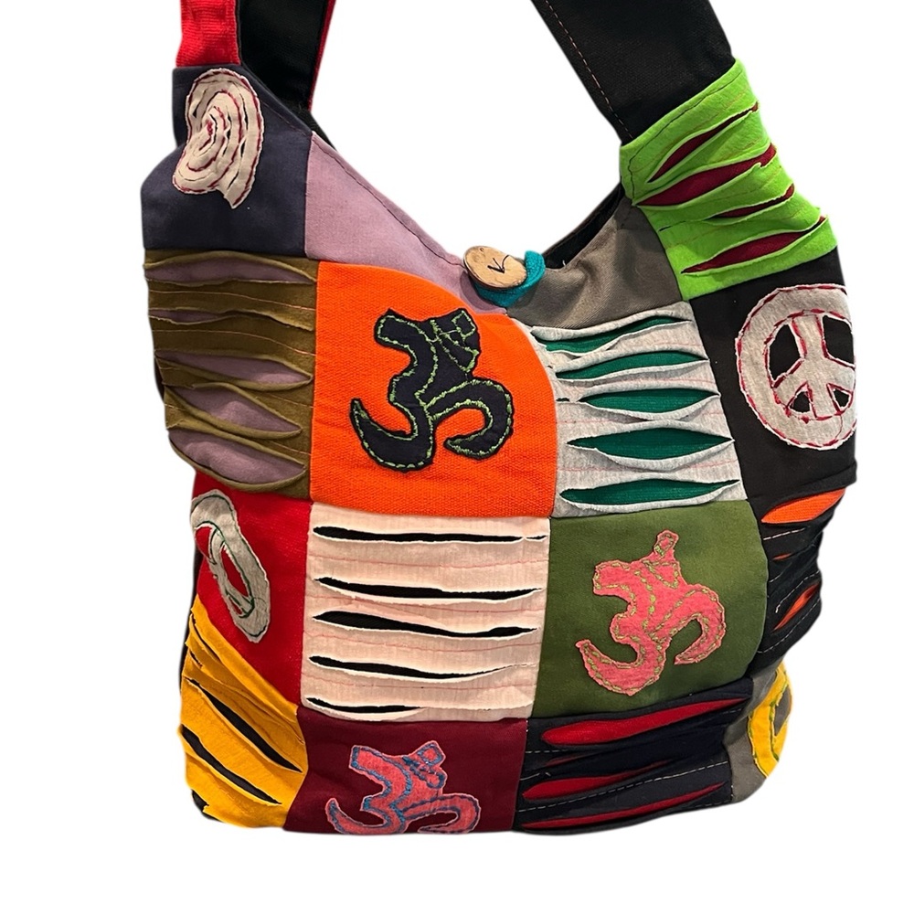 Tribe Azure Made In India Handcrafted Hobo Boho Hippie Patchwork Shoulder Bag - Picture 2 of 13